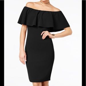 Black almost famous off the shoulder dress new